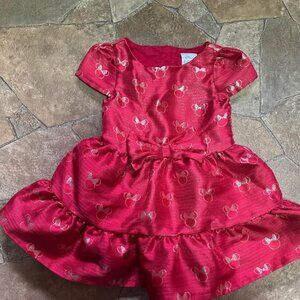 Disney Minnie Mouse Holiday Cheer Dress 18-24 months